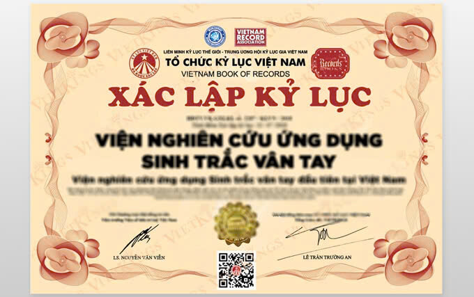 iconic talents don vi dau tien tai viet nam xac lap ky luc ve sinh trac van tay ung dung cong nghe tien tien